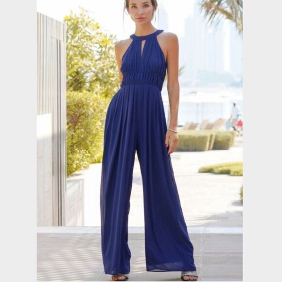 TFNC Pants - TFNC London Women's Lisbi Navy Jumpsuit - 12